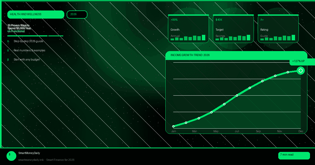 10 Proven Ways to Spend $5,000/Year on Functional Medicine and Reduce Chronic Disease by 80% in 2026