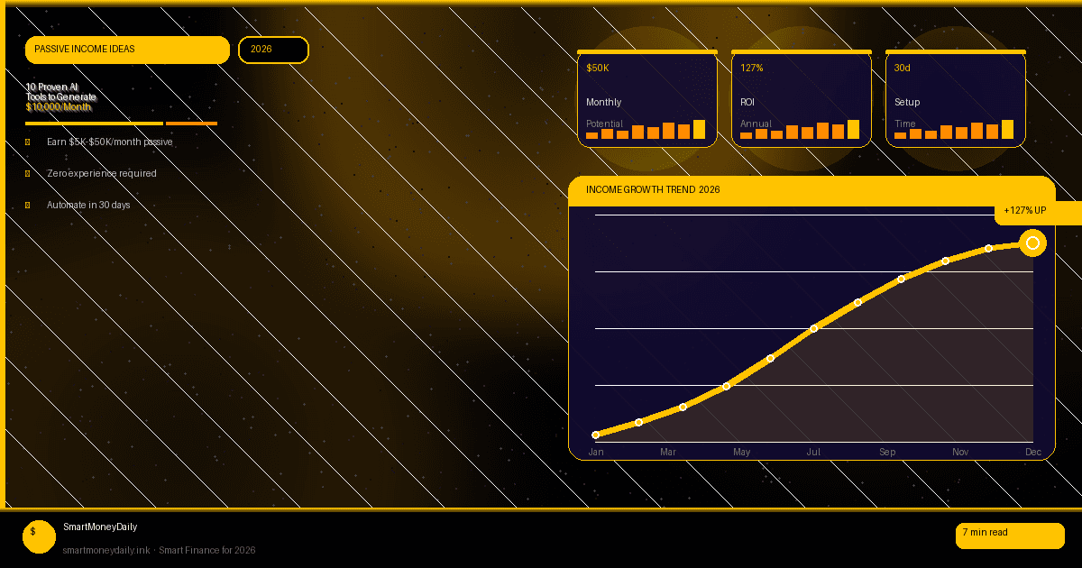 10 Proven AI Tools to Generate $10,000/Month Passive Income in 2026
