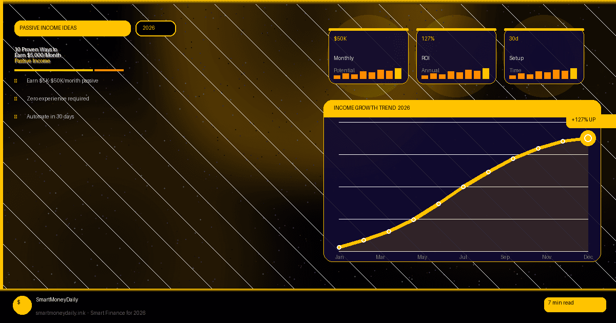 10 Proven Ways to Earn $5,000/Month Passive Income with Low Capital Rental Property Investing in 2026
