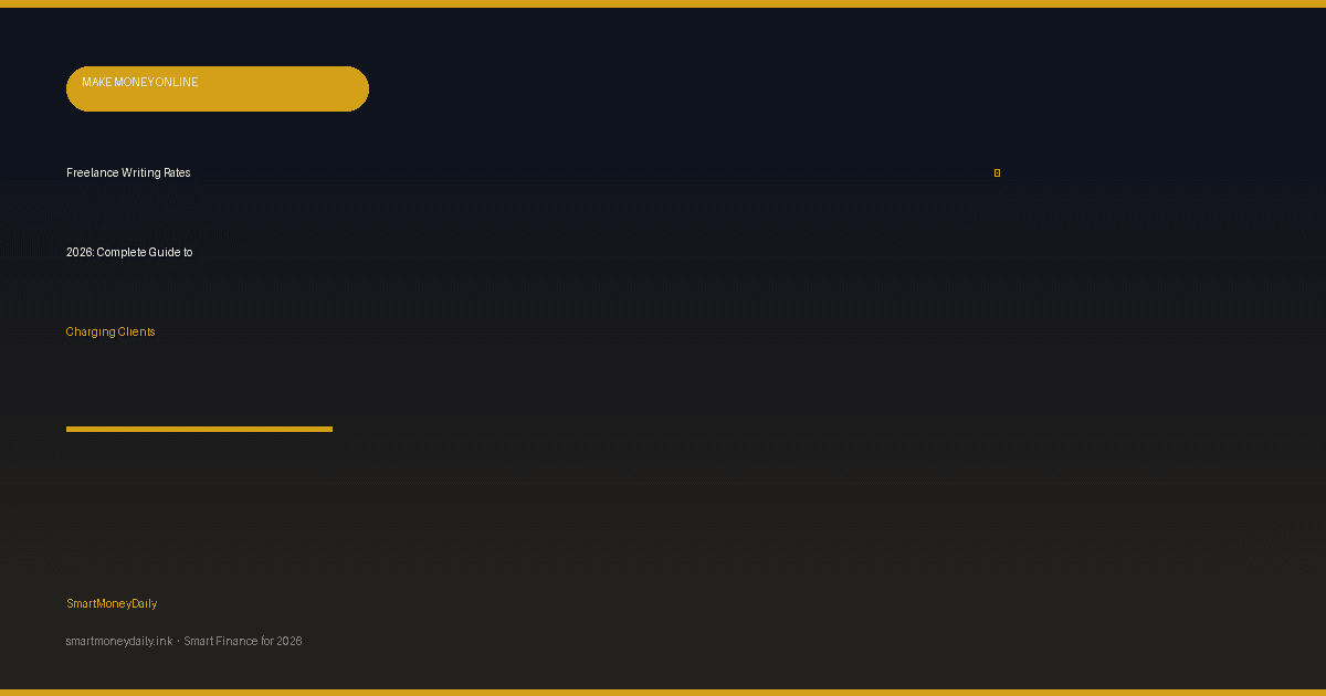 Freelance Writing Rates 2026: Complete Guide to Charging Clients